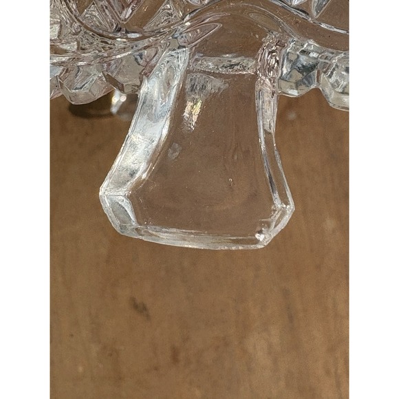 Set Of 3 Poker Bridge Card‎ Suit Crystal Glass Ashtrays Clear Spade Heart Club - Picture 9 of 10